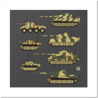 I love German tanks with cat names Posters and Art